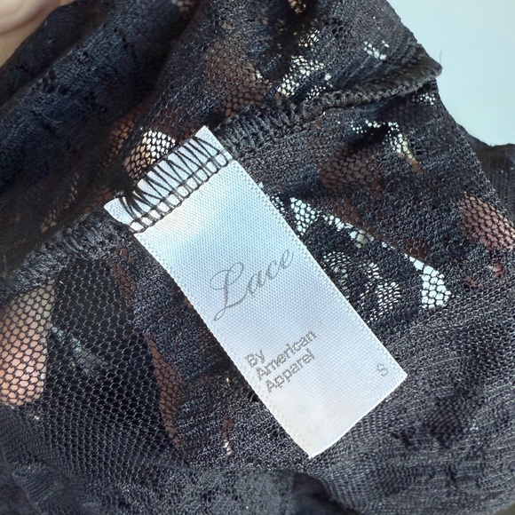 American Apparel Black Lace Bodysuit - Picture 4 of 4